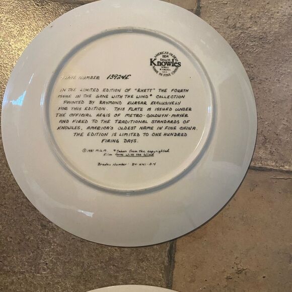 Lot of Vintage Gone With The Wind Collectors plates. - Picture 6 of 8